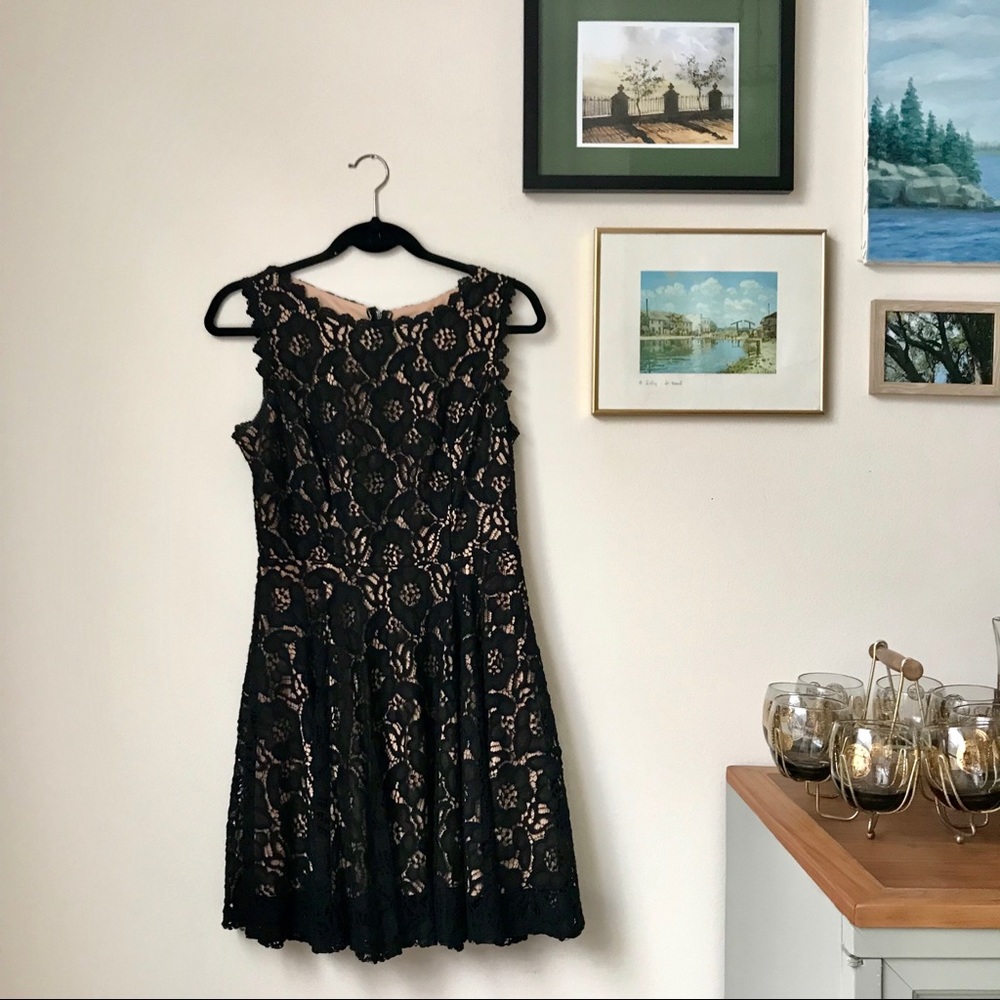 DONATED Black Lace Francesca’s Dress